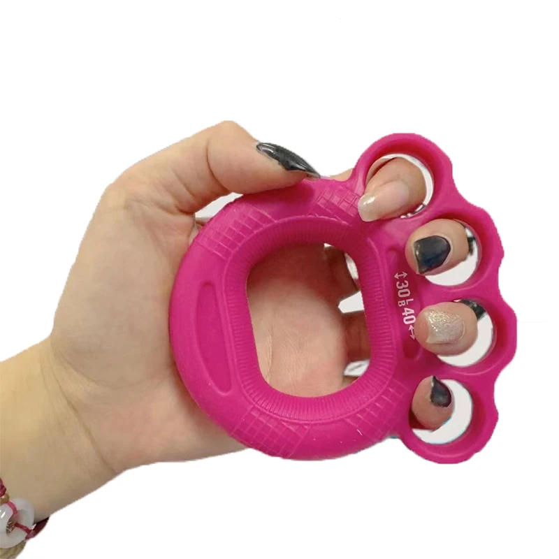 Silicone Adjustable Hand Grip Finger Recovery Trainer Exercise Carpal Expander Muscle Workout Gym Fitnes Strengthener