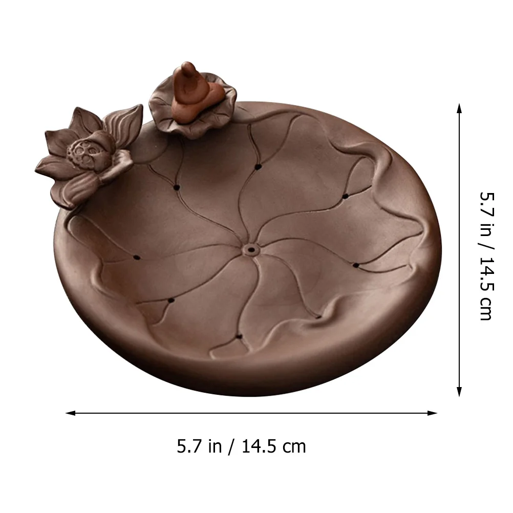 

Purple Clay Teapot Tray Red Porcelain Heat Resistant Tea Set Tray Teapot Holder Creative Tea Plate Teacup Plate