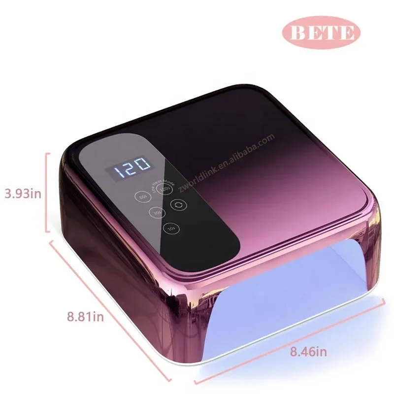 

72W Professional Rechargeable Portable Easy Smart Touch Art Dryer UV Led Nail Lamp Gel Nail Lamp