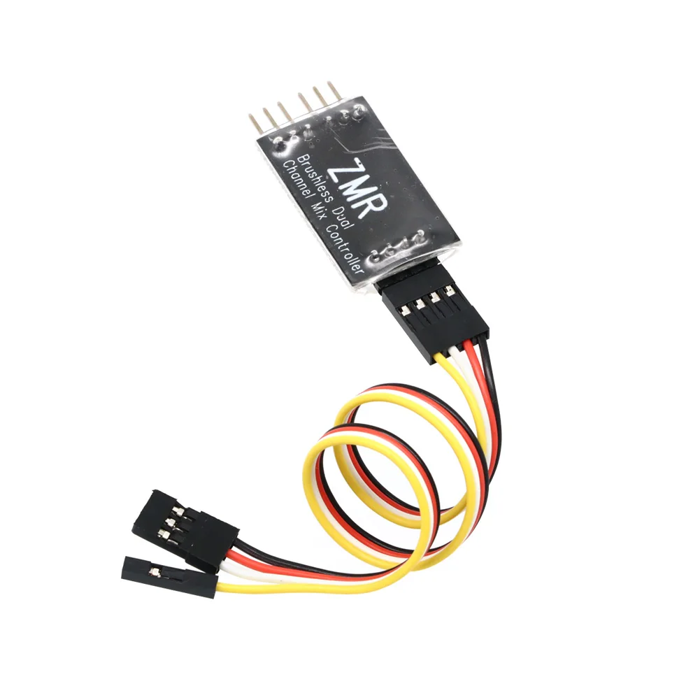 Controlador de Mistura de Canal Duplo Sem Escovas, Misturador de Diferença de Velocidade Bidirecional para Aeromodelos RC Delta Wing V Tail, Carros e Barcos