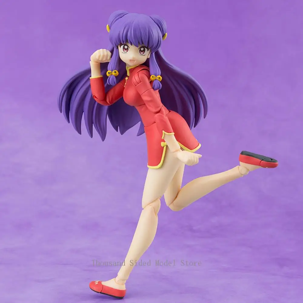 Bandai – figurine originale S.H.Figuarts Ranma 1/2, shampoing, modèle de décoration en PVC, 13CM, ornement de bureau, Anime, cadeau de collection