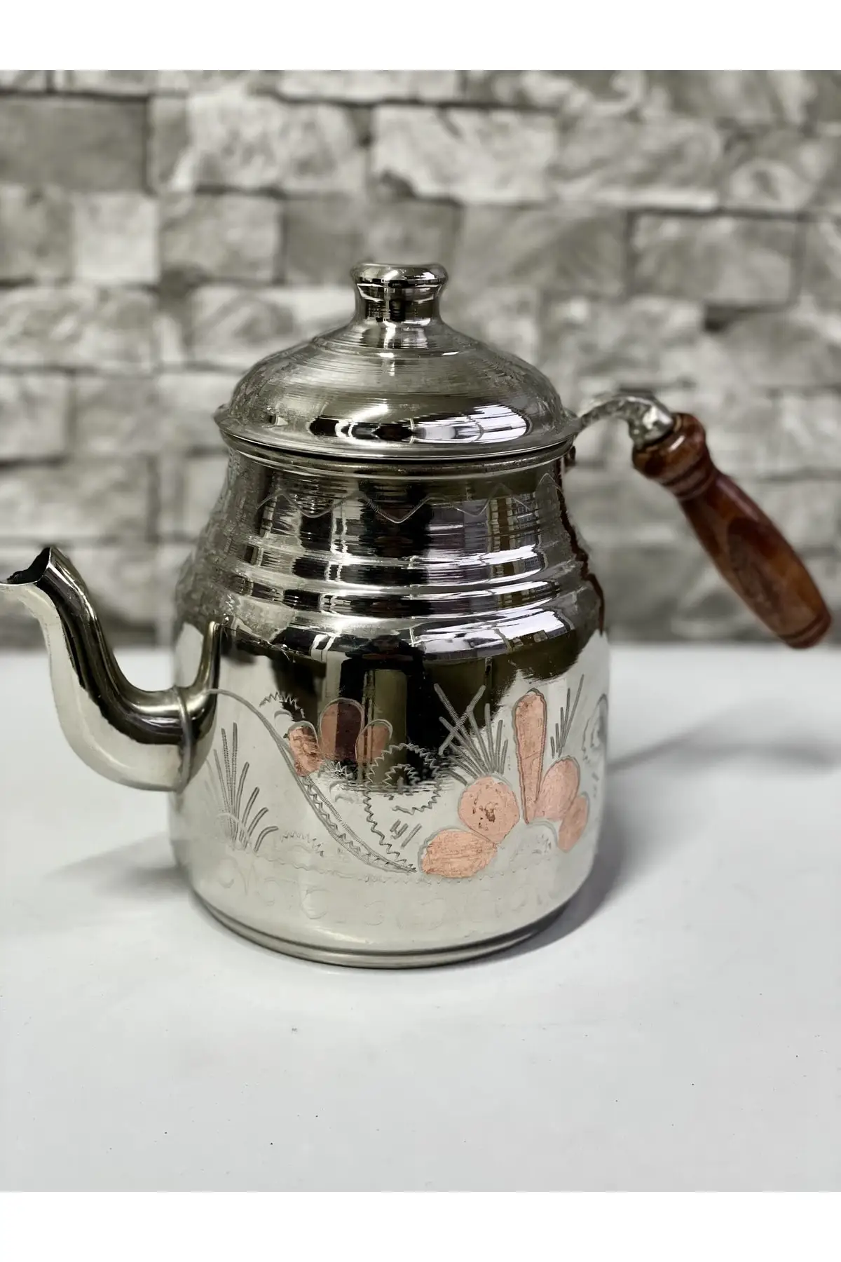 

Copper embroidered teapot 1,5 lt Cooper Luxury Cups