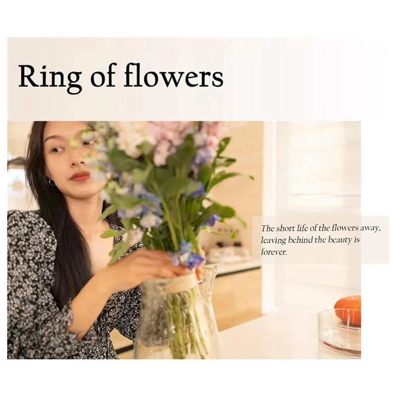 Спиральная опора для стебля, пластиковый инструмент для вставки цветов, цветочный дизайн, спиральная трубка для цветов, держатель для стебля Ikebana, 2 упаковки