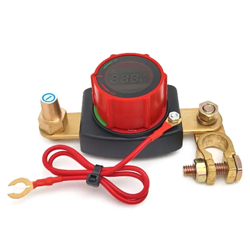 

Premium-LED Voltmeter DC 5-80V Car Battery Disconnect Switch 12V-48V Battery Disconnect Switch Auto Accessories A