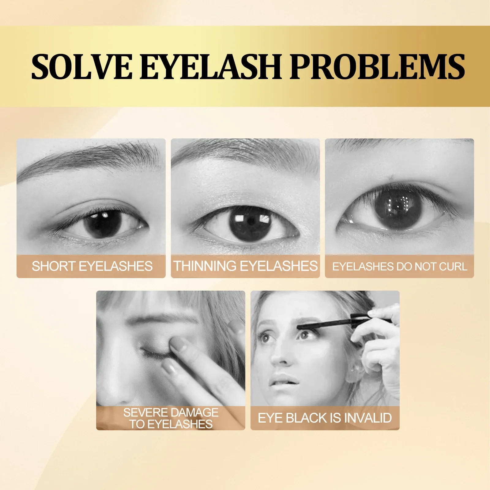 Eyelash Nutrition Liquid Longer Fuller หนาขนตาขนตา Fast Growing Eyebrow Enhancer เซรั่มผลิตภัณฑ์ Lash Lift Eye Care