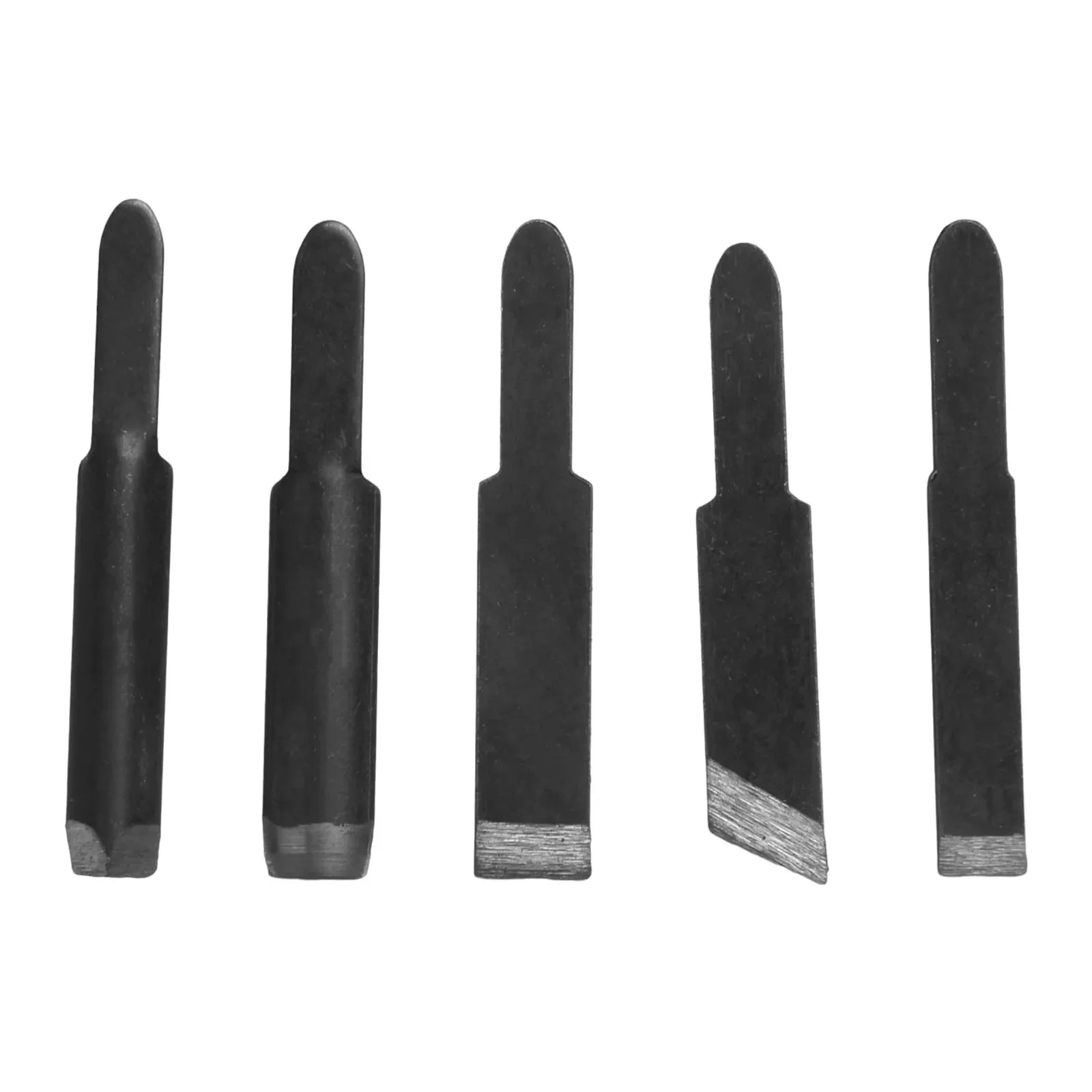 Wood Carving Blades for Chisel Electric Machine Tool, 5pcs Set, Ultra High Speed Vibration, Achieve Detailed Engravings