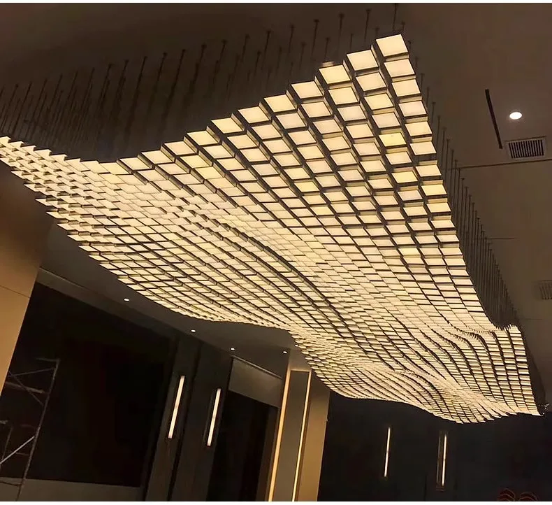 Engineering Lights Modern Simple Catering Decoration Hotel Ballroom Lobby Lights