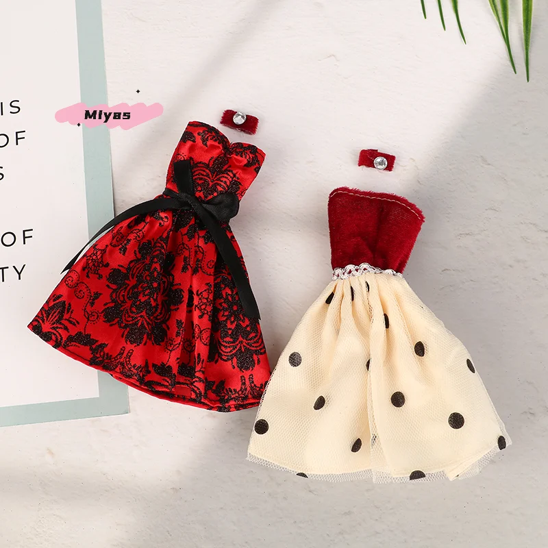 1Set DIY Poppenhuis Kleding Banket Party Mooie Pop Jurk voor 11.5-inch Mode Pop Accessoires Meisjes Mode speelset