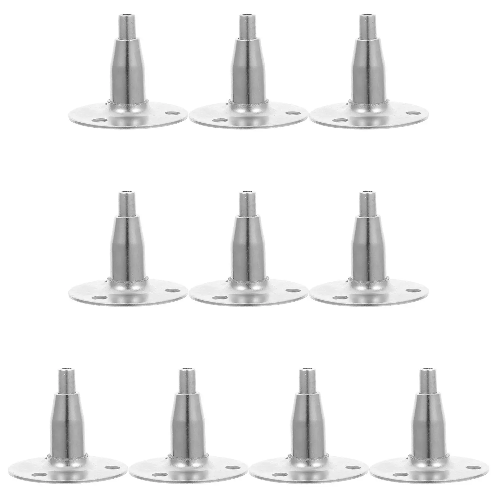 

10Pcs Cable Clips Stainless Steel Wire Rope Clips Heavy Duty Ceiling Sign Hooks Wire Hanging Disc Fastener for Lighting Display
