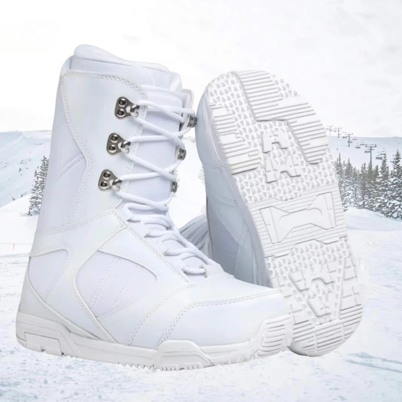 Adult Snowboard Boots, Unisex All-terrain Waterproof Snow Boots, EVA Midsole Wear-resistant Snow Boots