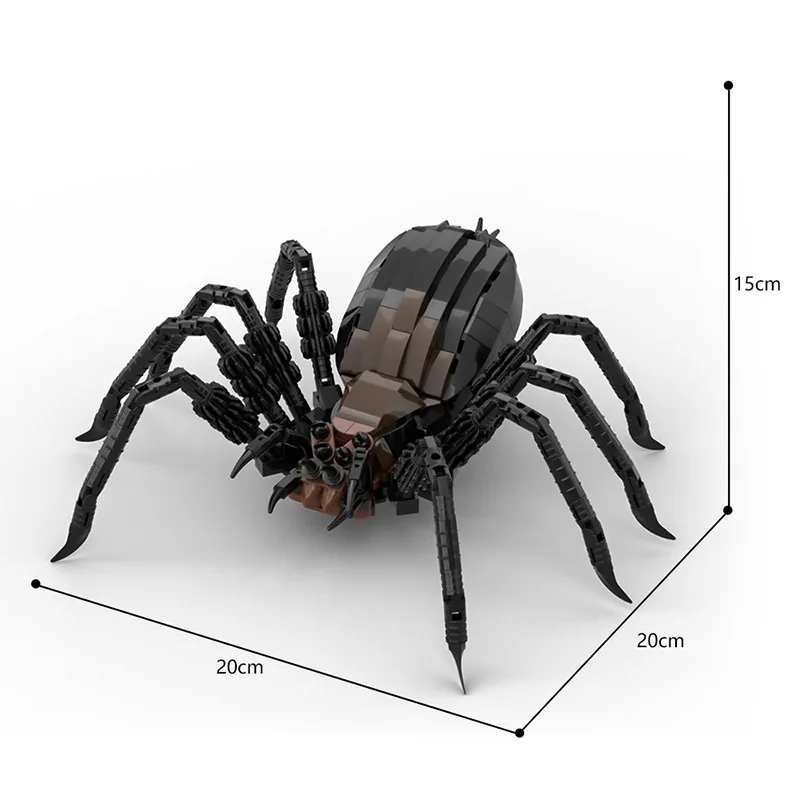 Grande araignée de film de Star VANLorded Ring Shelob pour enfants, ensemble de nuits de construction, reptile créatif, modèle animal, jouets pour enfants, cadeaux de Noël, célèbre