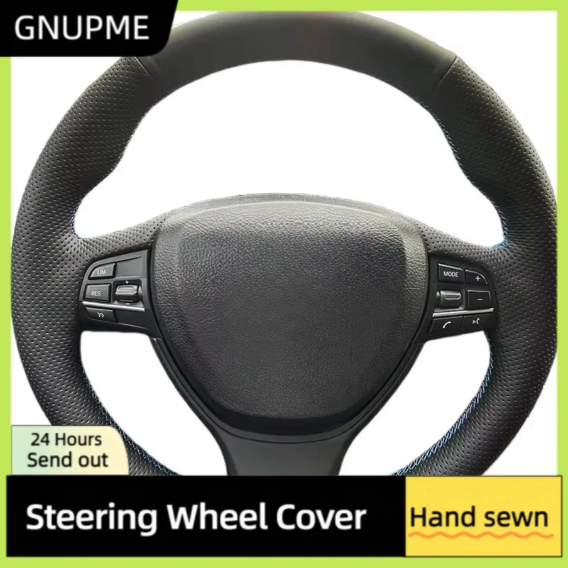 

Custom Car Steering Wheel Cover Microfiber Leather For BMW 6 Series 640i 650i 7 Series 730Li 740Li 750Li Car Steering Wrap