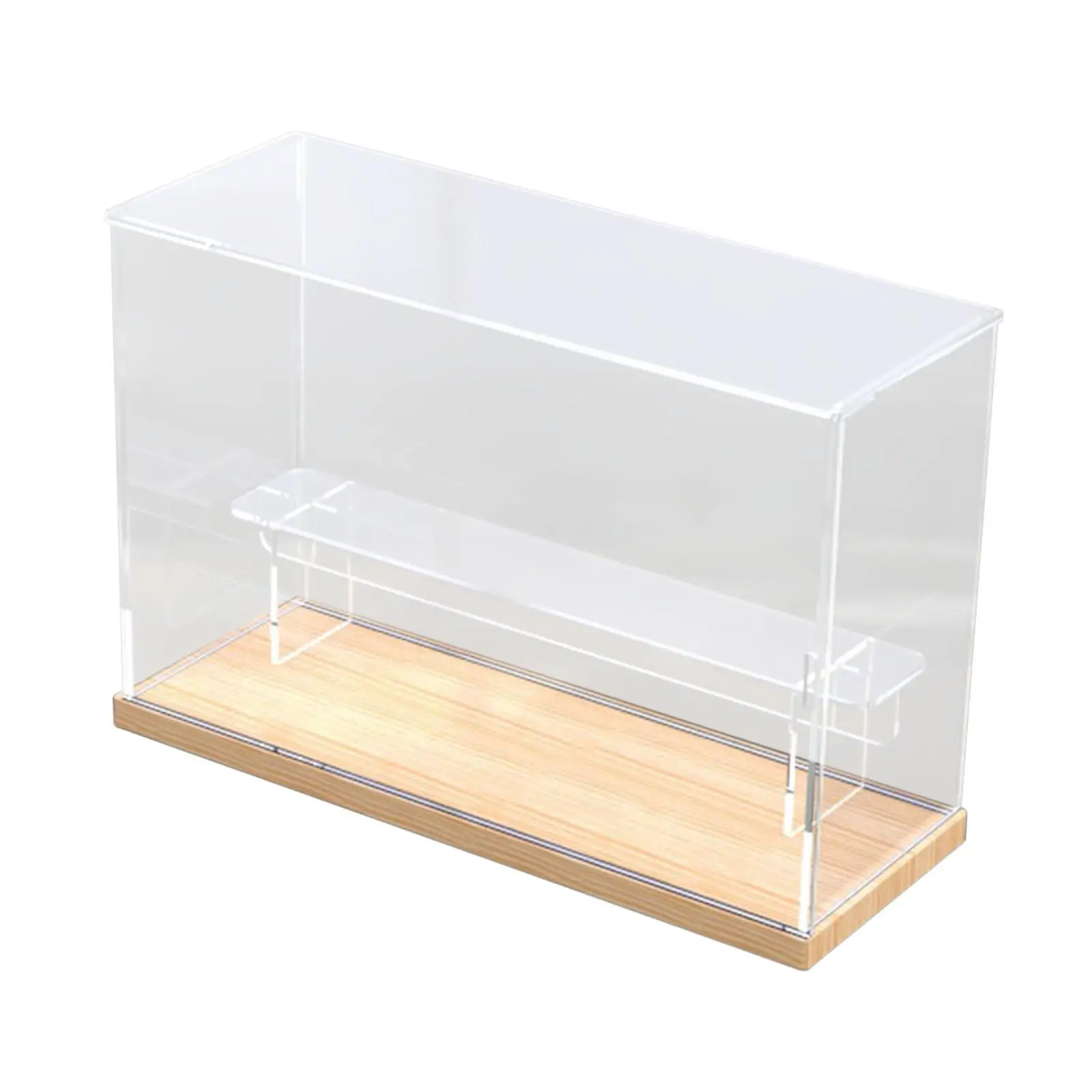 Acrylic Display Case Countertop Cube Storage Cube Action Figure Display Case Dustproof Protection for Statue Dolls Model Cars