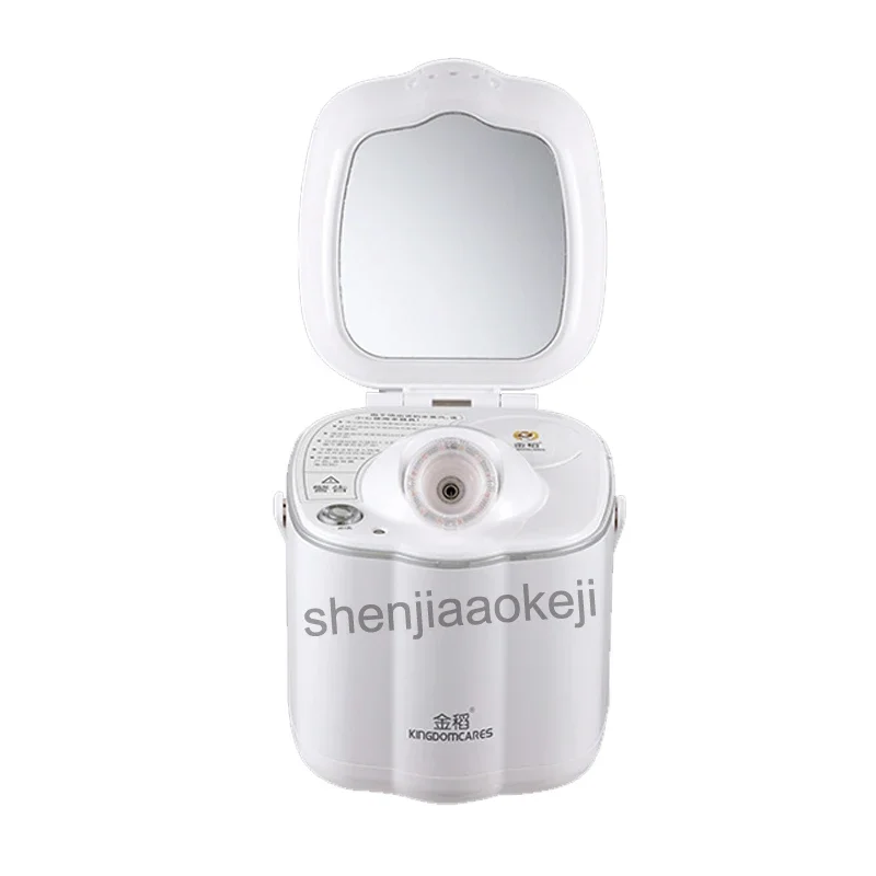 Household 220v Facial Humidifier Beauty Instrument Facial Hydrating Sprayer Hot Steaming Face Device Nano Ion Spayer Moisturizin