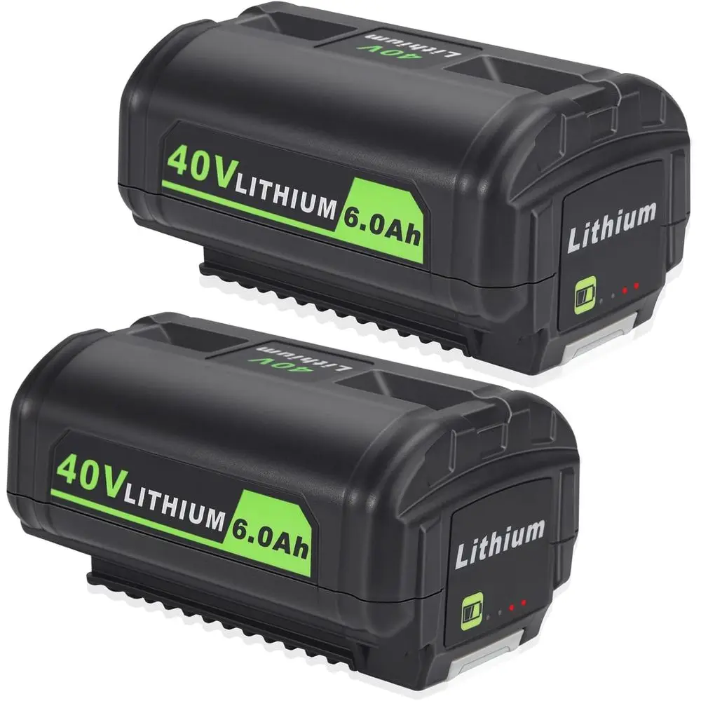

40V 6.0Ah Replacement Batteries for 40V Power Tools Compatible with OP4040 OP40401 OP4026 OP40261 OP4030 OP4050