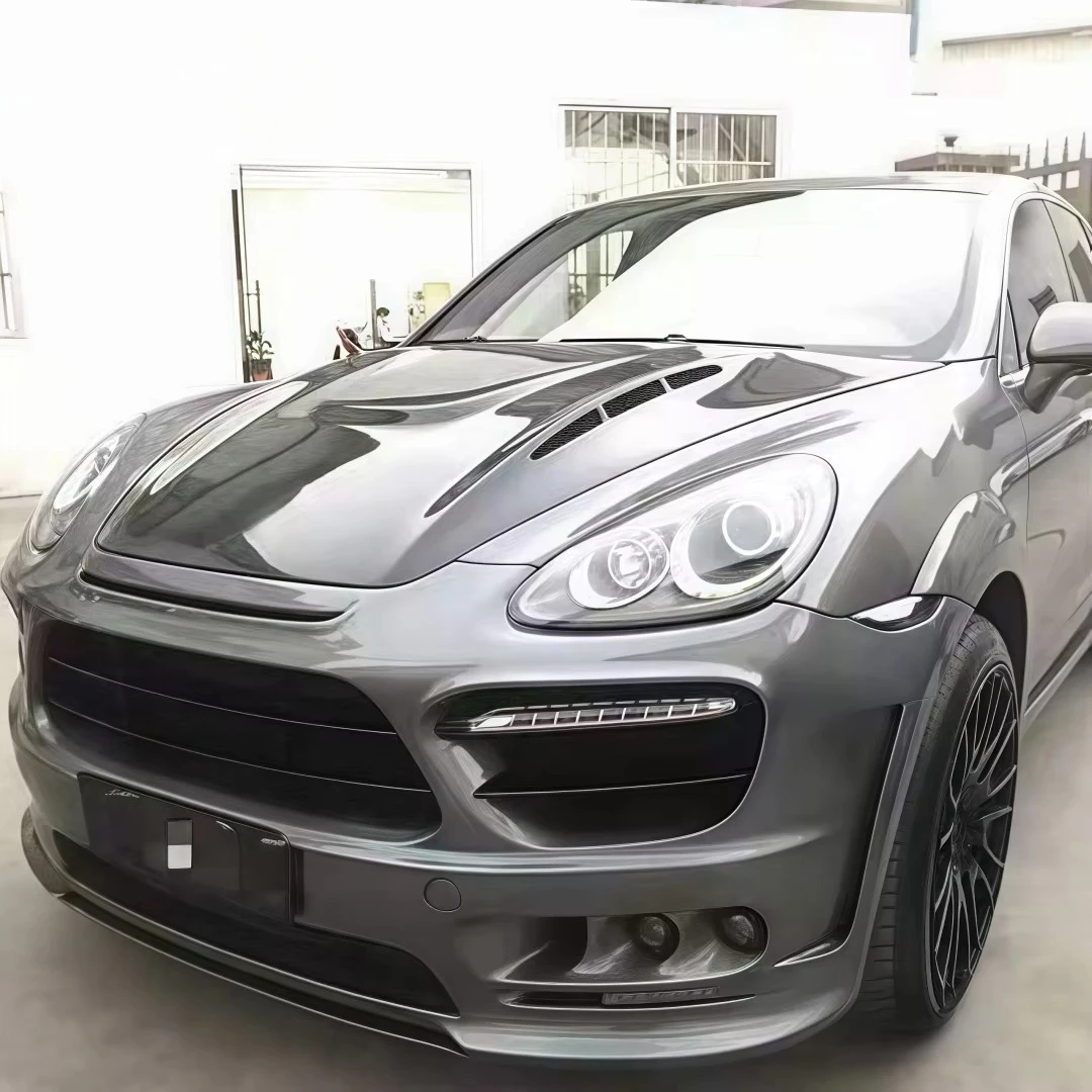 Hot Selling New HM Style for 958 Carbon Fiber Front Engine Hood with Bolts High Quality