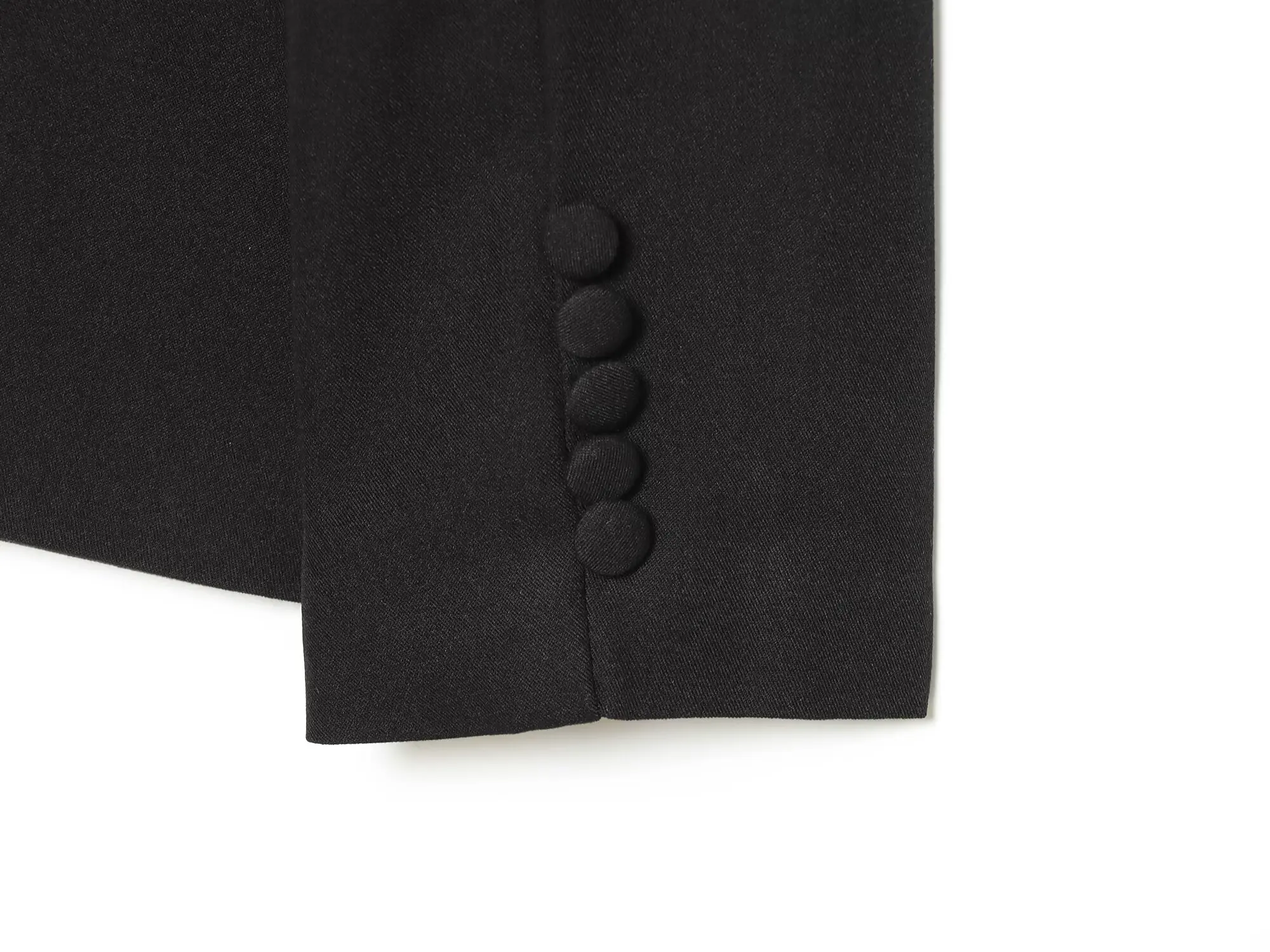 TFMLN Damen Einreihiger Anzugmantel mit V-Ausschnitt, Langen Ärmeln, Tailliertem Schnitt und Schal - Lässiger, Schlanker Pendlermantel für Damen – Detail 14