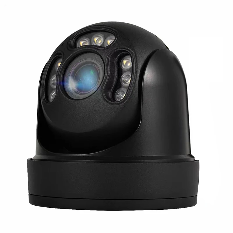 Cheap Full Color Night Vision 4K POE NVR IP Security Camera System 4 Channel PTZ Network Kit With 2 Way Audio