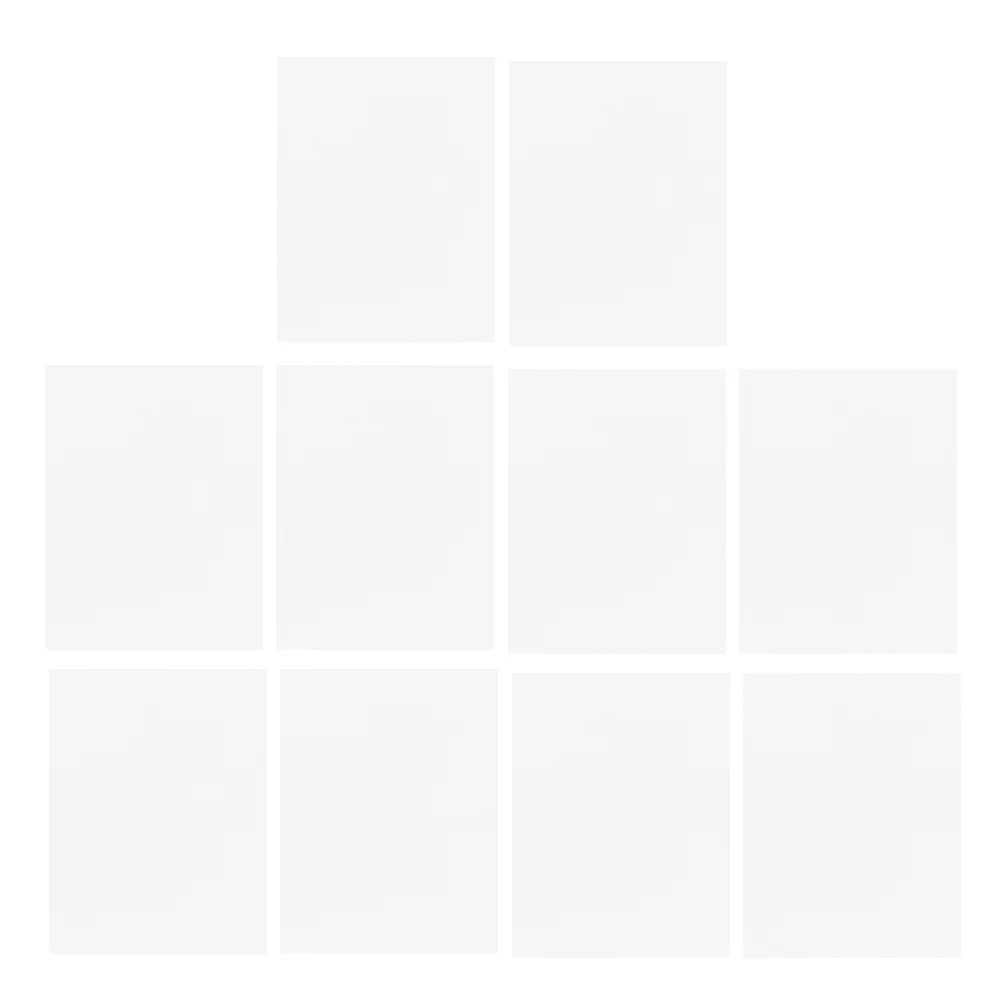 10 Sheets Badge Transparent Plate Making Film Printer The Pet Photo Printing Paper