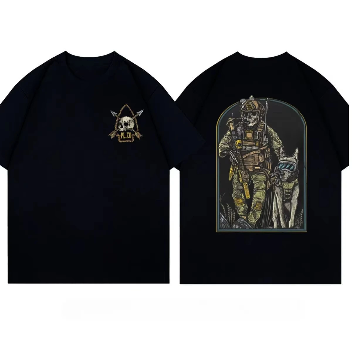 2025 Men's Military Wind Survey Soldier Summer New Outdoor Sports T-Shirt Casual Short Sleeve Cotton T-Shirt