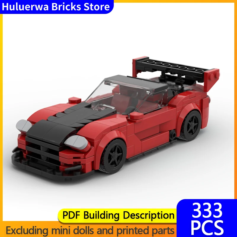 

Модель Speed Champion MOC, строительные кирпичи Viper ACR (ZB/ZB II), модульная технология Hypercar, подарки, праздничная сборка, детские игрушки