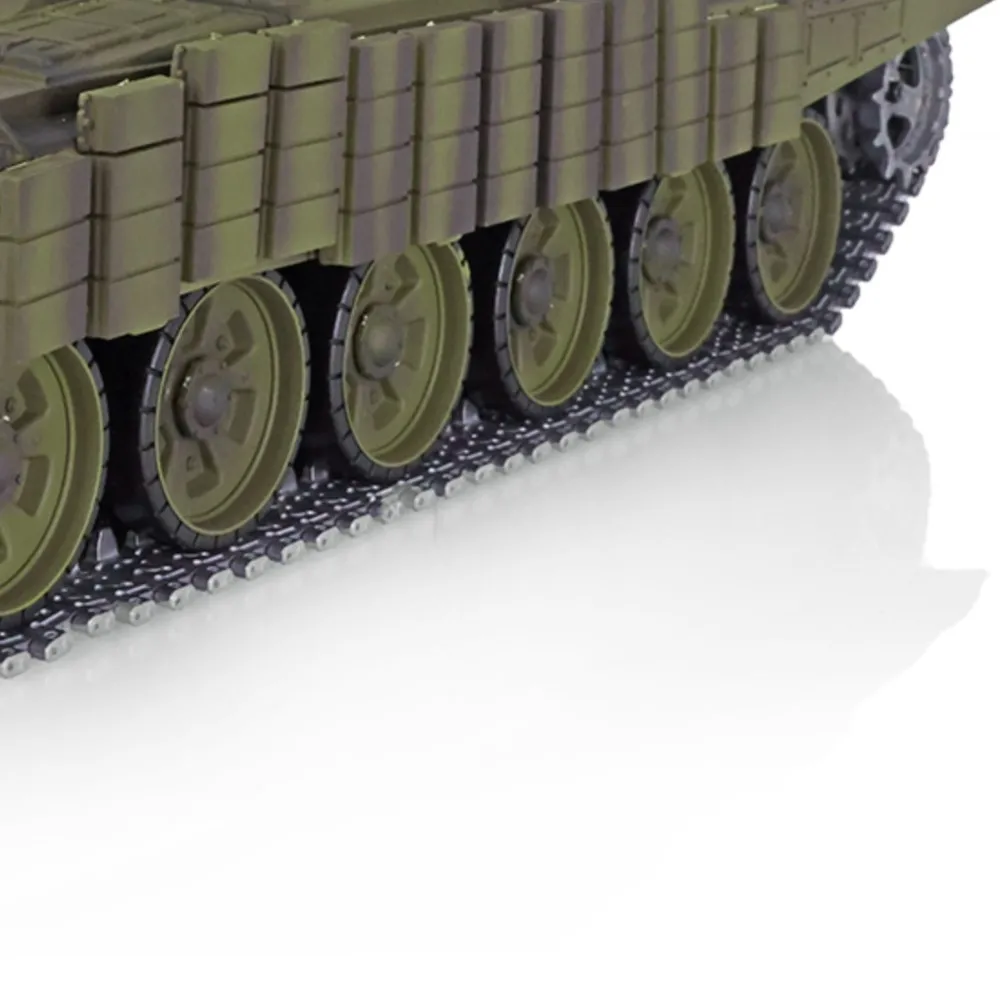 

Распродажа в США Henglong RC Tank T72 масштаб 1/16 7,0 металлический боевой электрический гусеничный автомобиль с танком