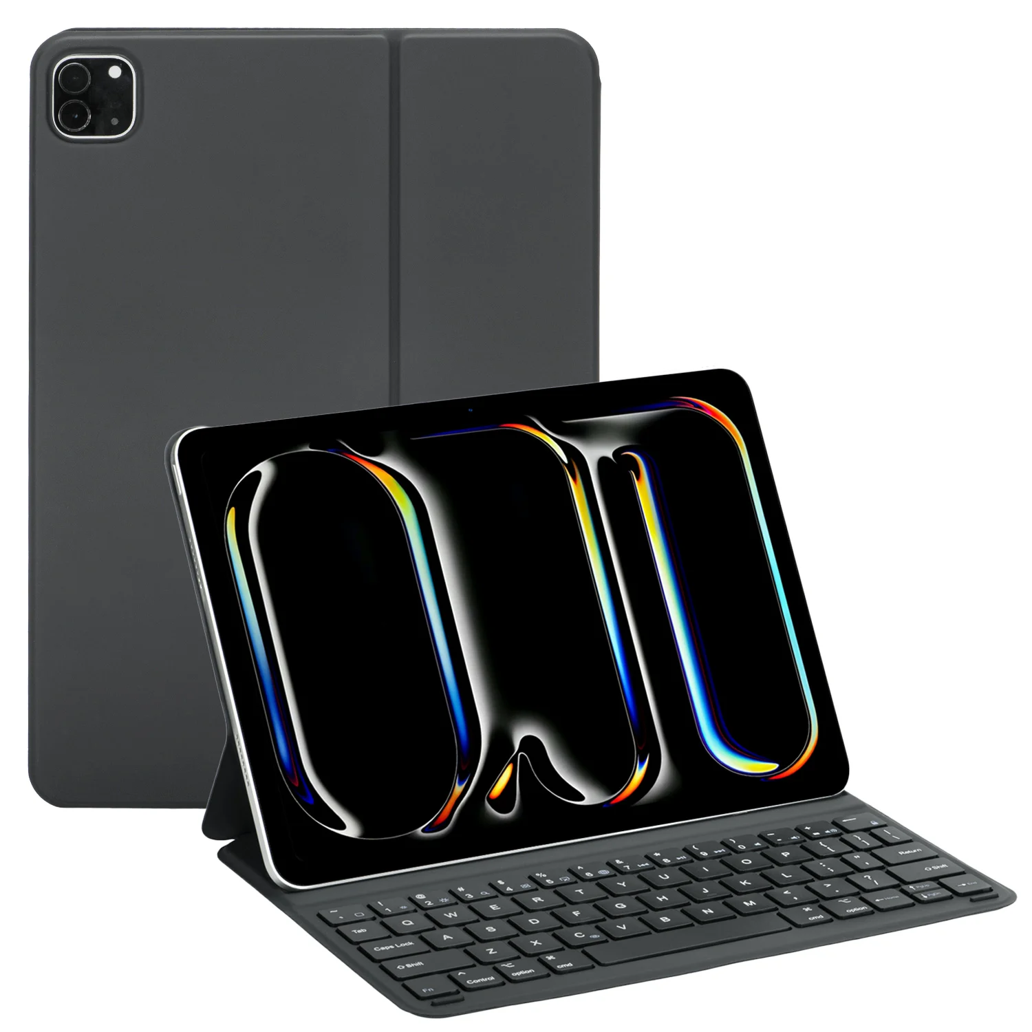 

1035 Bluetooth-Compatible Keyboard Case for iPad Air 11 (2025) / (2024) / Air (2020) (2022) / Pro 11 (2018) / (2020) /