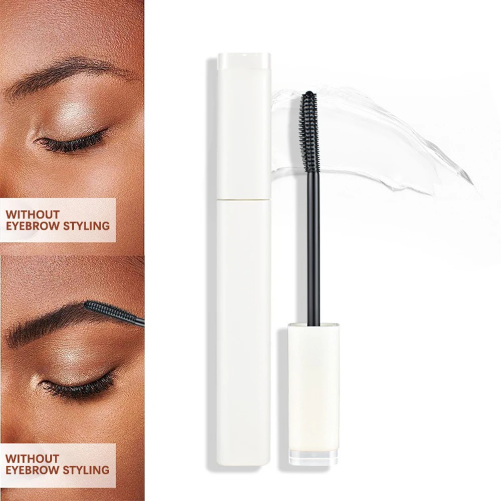 15g Private Label Brow Gel Niestandardowe logo Kształtowanie brwi Płyn Bezbarwny Przezroczysty Bez białych płatków Silny żel kształtujący Makijaż