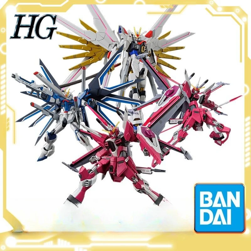 

Bandai HG 1/144 SEED Ascension Strike Freedom Immortal Justice Strong Warrior Garuda Premium Toy for Fans and Collectors