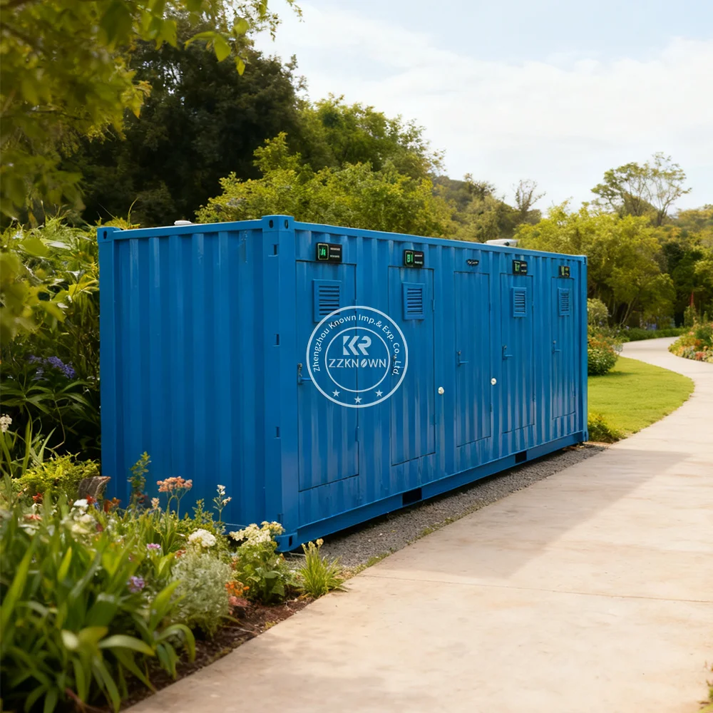 Compact Mobile Toilet Container Portable Restroom Trailer Bathroom Trailer Hygienic Toilet For Festival Use With Sturdy Build