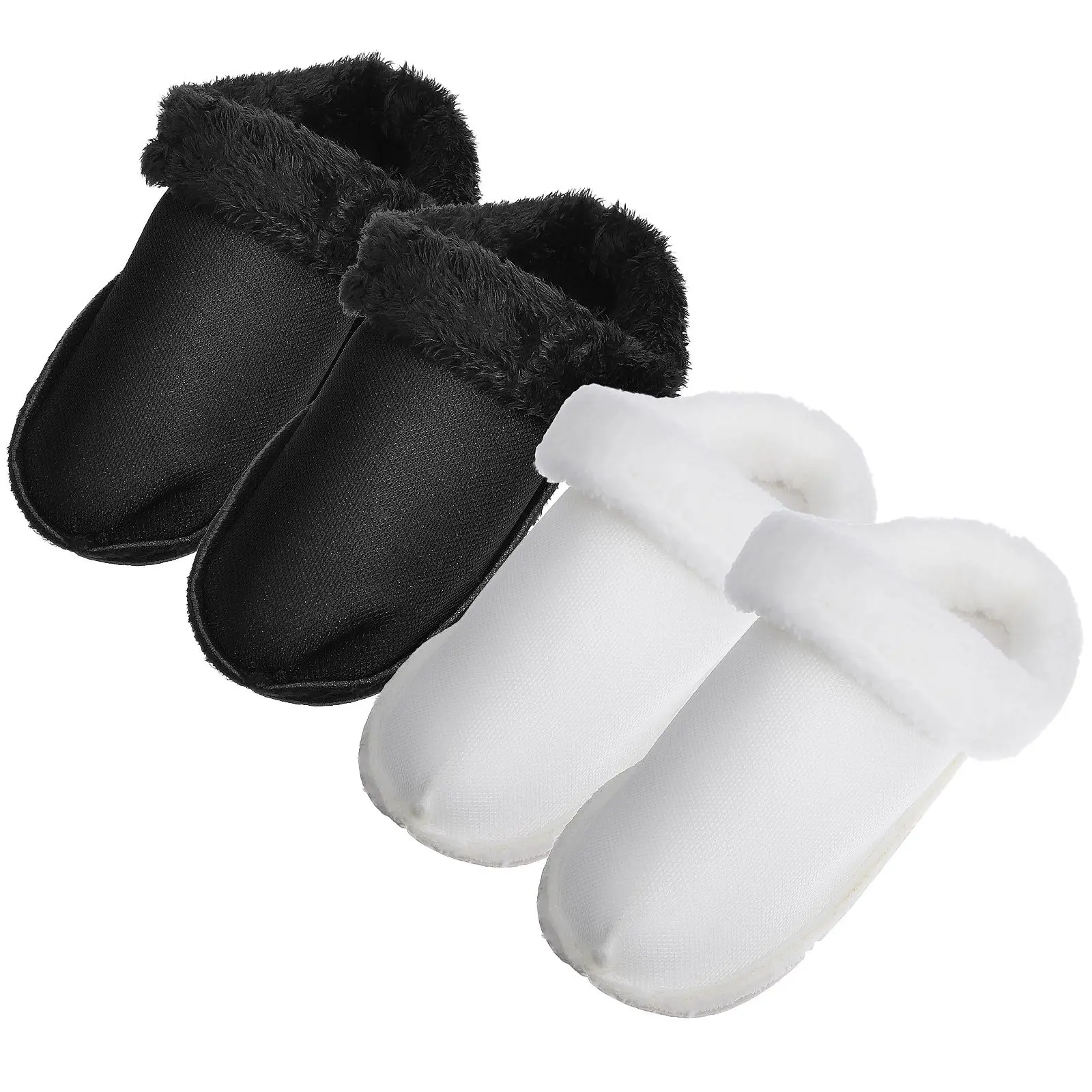 

2 Pairs Warm Inserts for Clogs Hole Shoes Liners Soft Velvet Cushion Detachable Washable Insoles Winter Accessories
