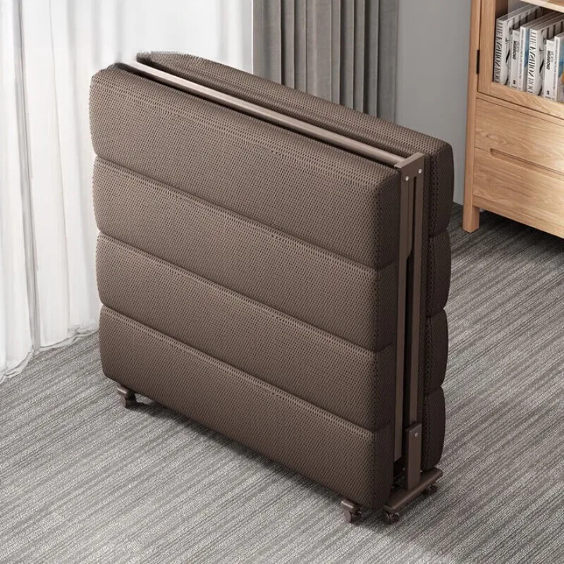

High-end folding bed with wheels for lunch break Office nap recliner Adult home