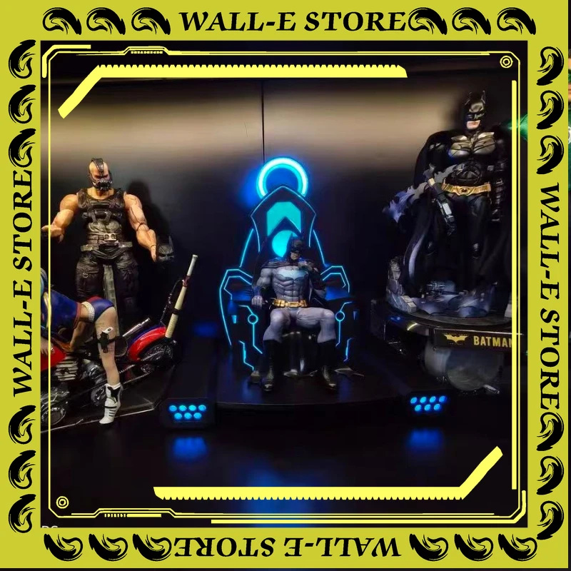 In Stock DC Batman Mobius Chair Alloy Model GK Anime Action Figure Model Ornament Toys Gifts Collection
