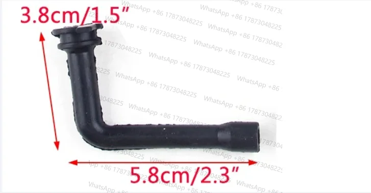 LETAOSK 10pcs Black Oil Line Hose Tube Pipe 1122 647 9400 fit for  MS361 MS360 MS441 MS660 MS260 024 026 034 036 064 066