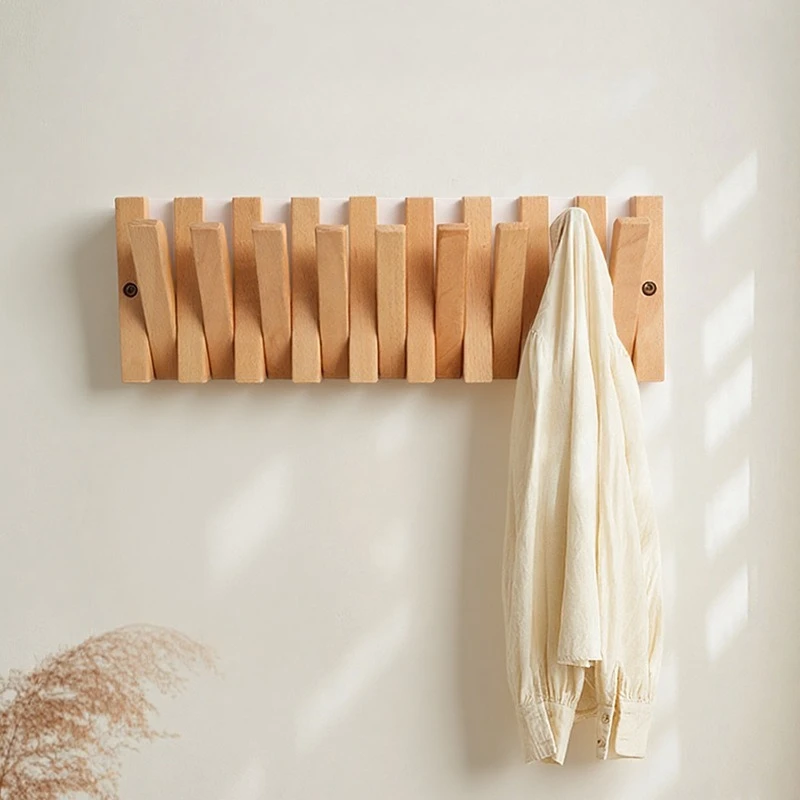 solid-wood-coat-rack-entrance-hall-modern-wall-clothes-racks-creativity-aesthetic-clothes-hanger-home-living-room-furniture