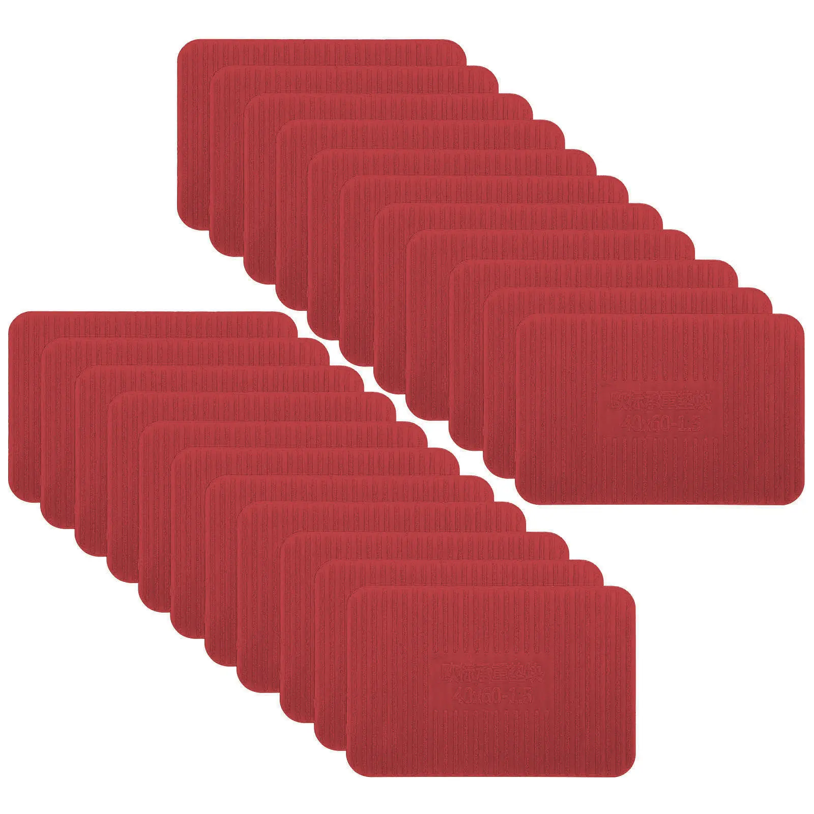 100 pièces de cales de nivellement en plastique plates pour portes et fenêtres, idéales pour meubles de patio, grilles, spas, toilettes, carrelage, portes et support de charge.