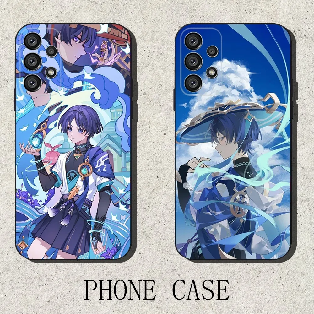 

Scaramouche Genshin Impact Phone Case For Samsung S25,S24,S21,S22,S23,S30,Ultra,S20,Plus,Fe,Lite,Note,10,9,5G Black Cover