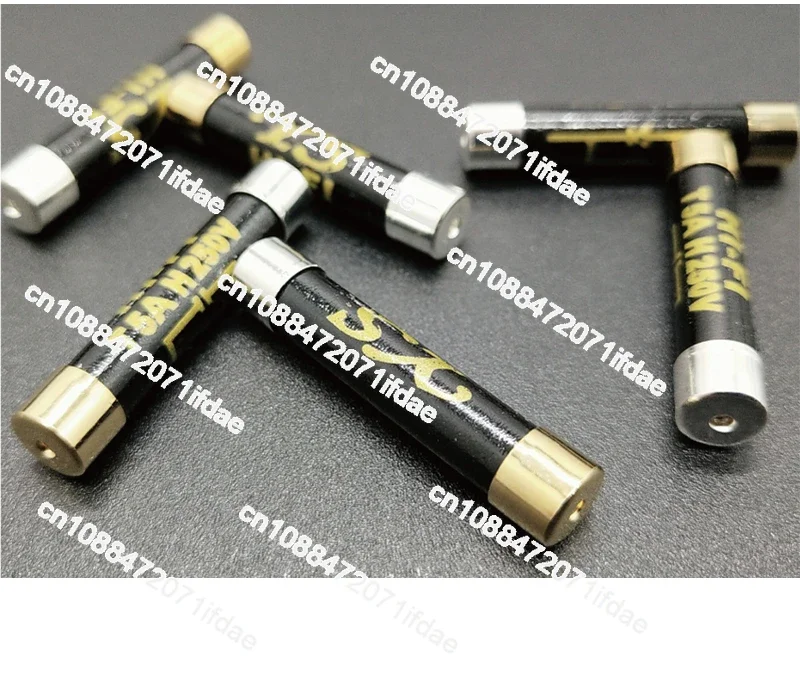 1pcs High-end HIFI Gold Silver Plated Nano Fuse CD Audio Amplifier Tube Amp Decoder Fuse Slow Blow Fuse 6x32mm 5x20mm