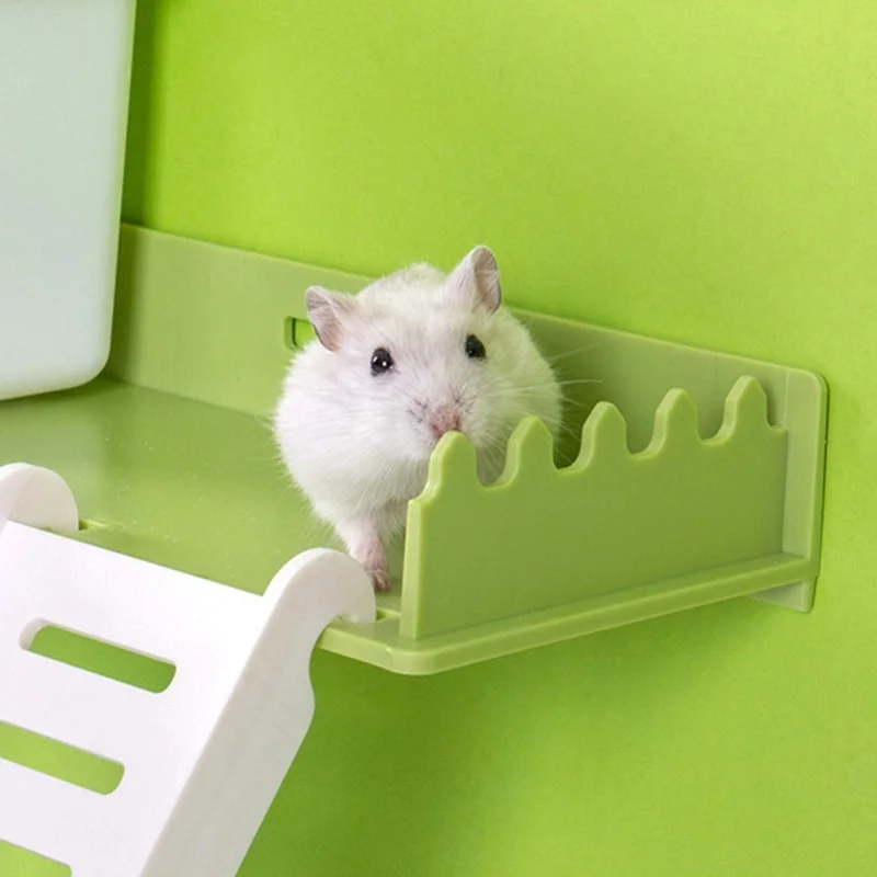 

E9 Hamster Platform Ladder Set Multipurpose Large Space Fun Interactive Hamster Stand Platform Toys For Indoor Pet Cage L Type