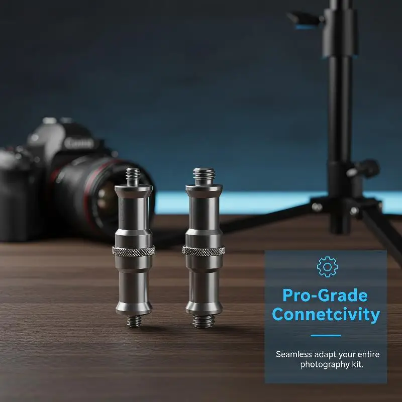 NEW 3/8 To 1/4 Thread Screw Adapter Standard Convertor For Tripod Light Stand Ball Head Flash Photo Studio Lighting Mount Kits