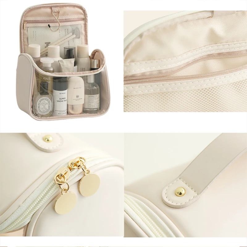 Duidelijke Make-Up Tas Voor Vrouwen Opknoping Reizen Toilettas Cosmetische Grote Capaciteit Waterdichte Rits Organizer