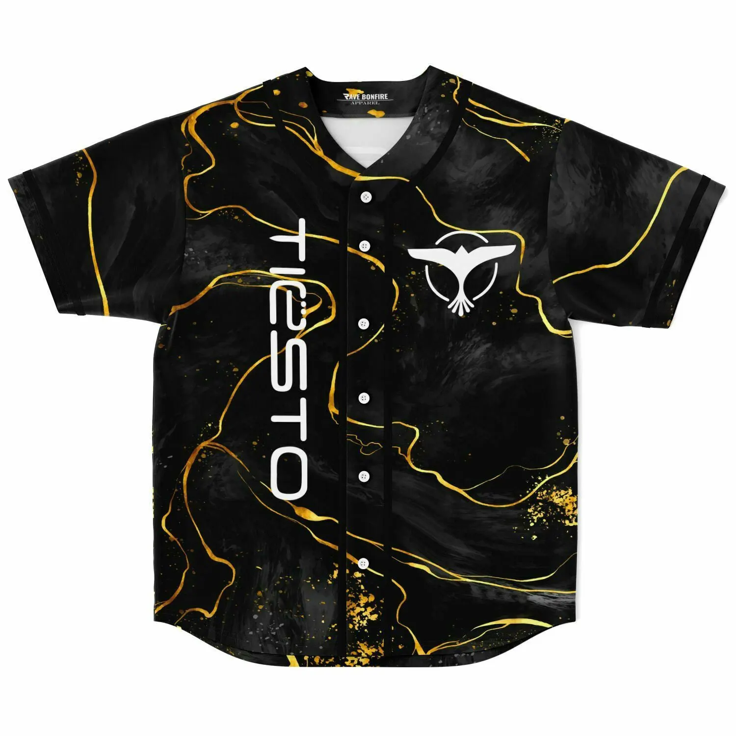 

Tiesto Jersey Festival DJ Merch Jersey Harajuku Thin button Baseball Uniform Men/Women Baseball Jersey For EDM Festivals Color2