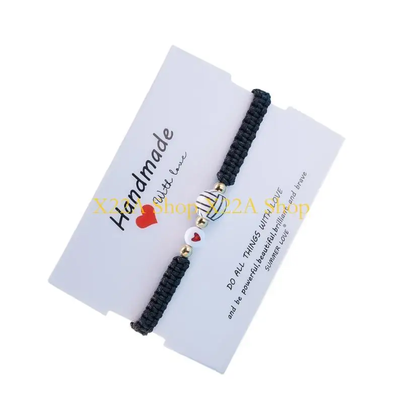Unique Ball Bracelet Adjustable Drawstring Hand Chain Handmade Bangle Lucky Gift