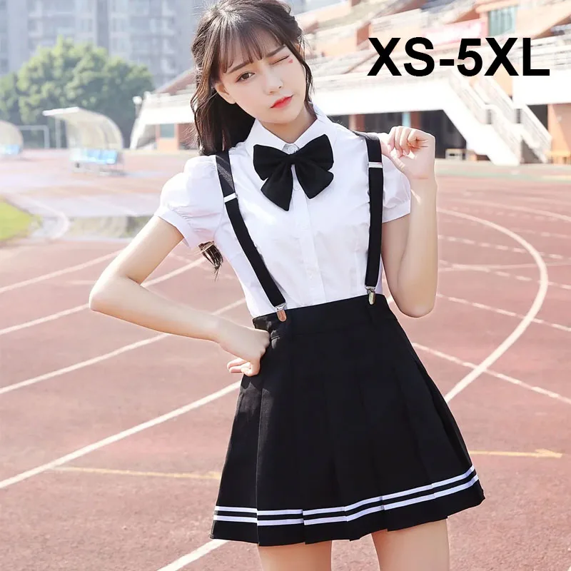 

Школьная форма в студенческом стиле для девочек JK, британский стиль, юбка на подтяжках для старшей средней школы, большие размеры, платье на бретельках для молодых людей, компакт-диск для косплея