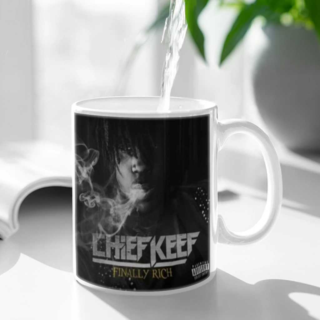 

Chief Keef Rapper Vintage Ceramic Cup Coffee Oatmeal Breakfast Cup Creative Personality Mug