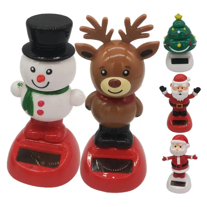 Christmas Decoration Jumpy Toys Snowman Santa Claus Christmas Tree For Festive Party Supplies Children Kindergarten Gifts