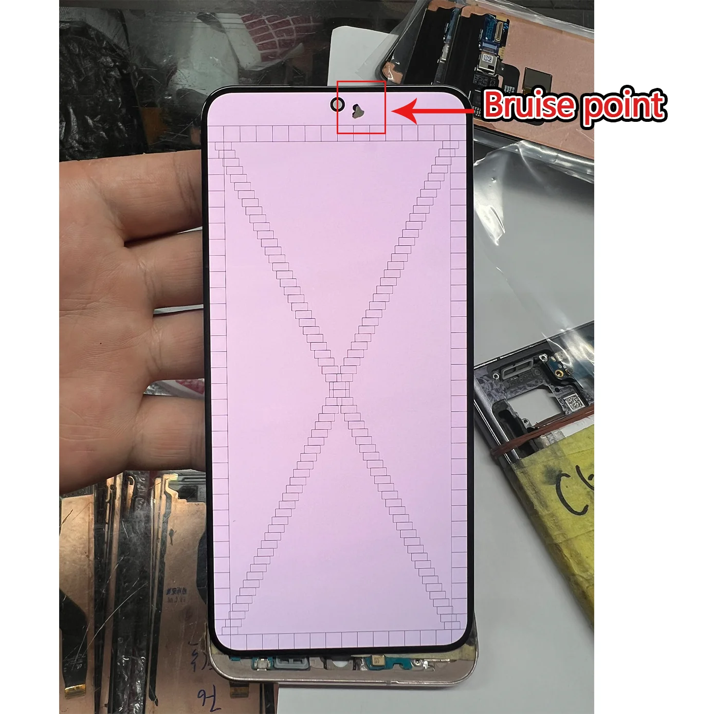 amoled-defect-burn-point-line-for-samsung-s22-sm-s901b-touch-screen-for-s22-display-with-back-glass