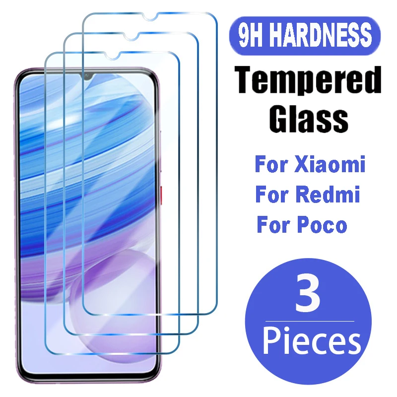 

Tempered Glass Screen Protector For Xiaomi Mi 11 12 Lite 5G POCO X3 13 10T 11T Pro Redmi 8A 9A 9C 9T 12C 10C Note 7 8 9 10S 11S