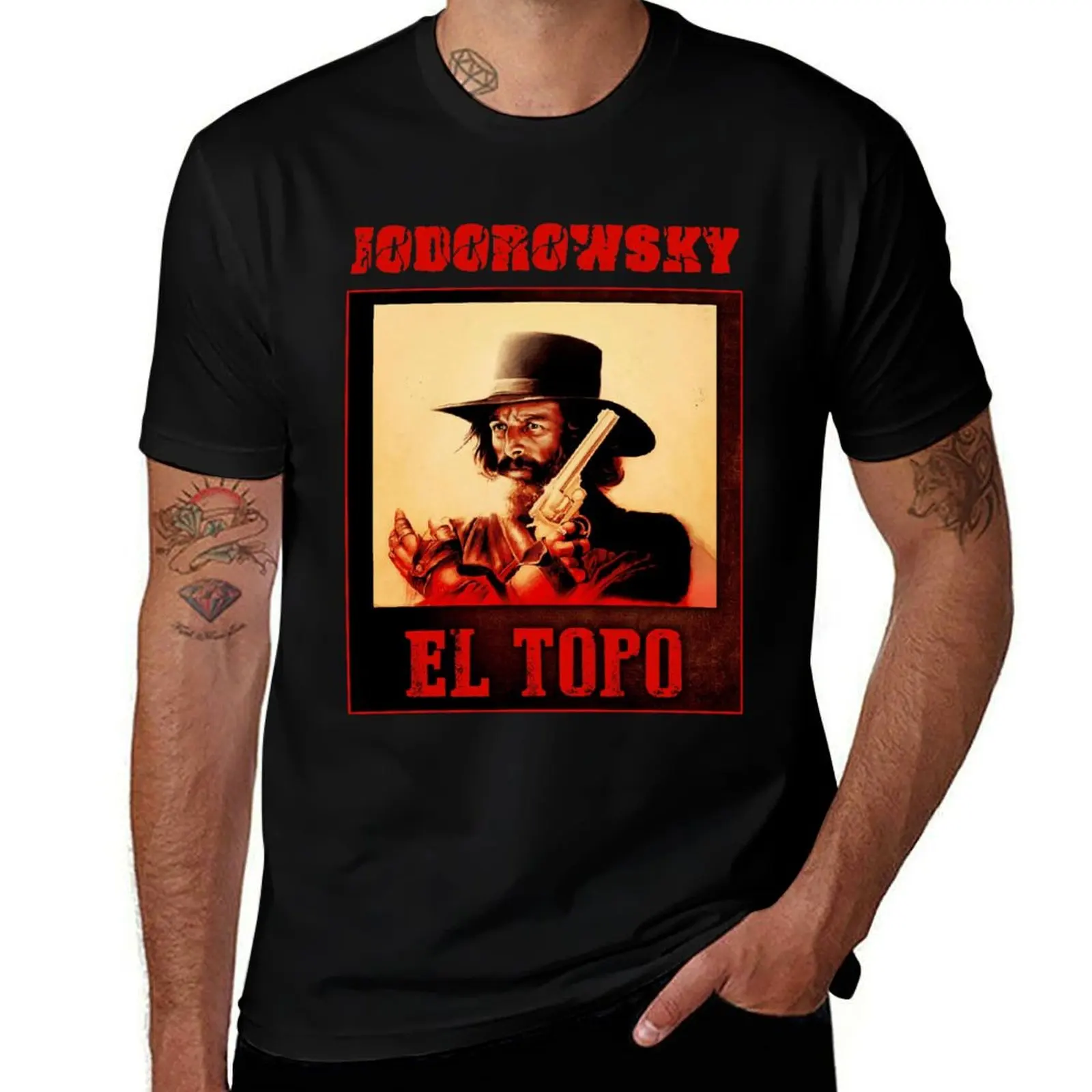 

El Topo (Alejandro Jodorowsky) T-Shirt t shirt men 100% cotton luxury brand graphic t shirts for man T-shirt