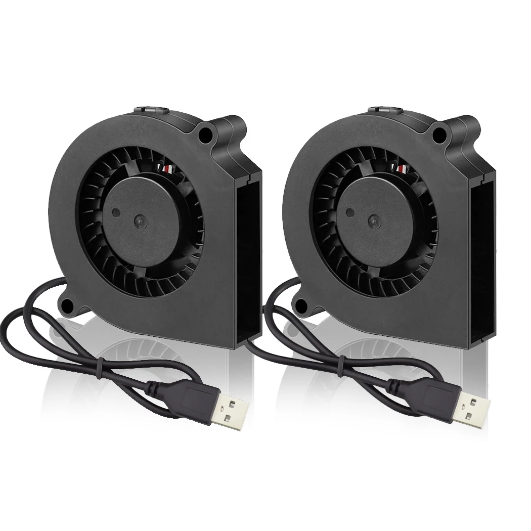1PC 60mm Computer Case USB Blower Fan 5V 6015 Small Blower Fan for Receiver DVR PlayStation Xbox Computer Cabinet Cooling